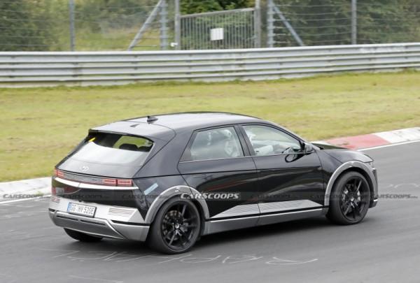 現代IONIQ 5 N路試諜照曝光，搭起亞EV6 GT同款動力，有望2022年亮相