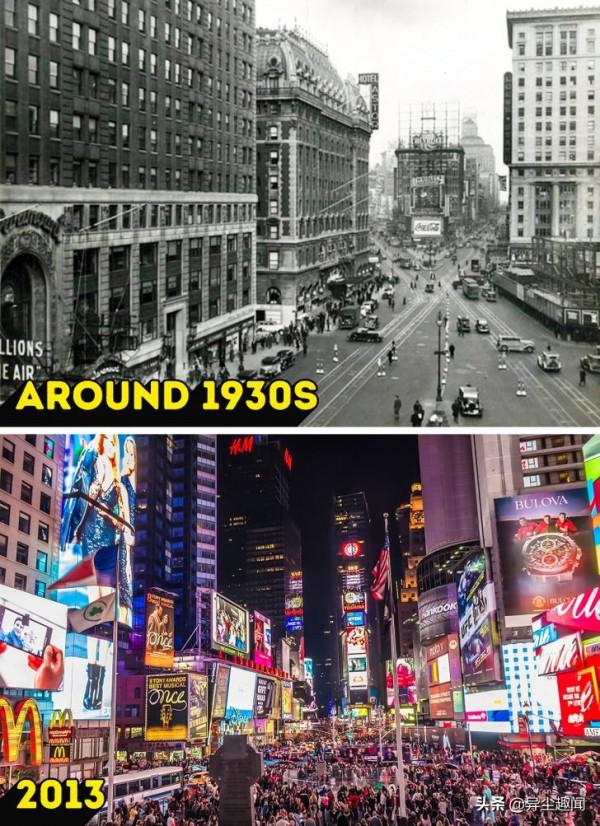 15組世界旅遊勝地百年滄桑的對比照