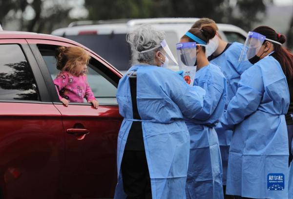 美國洛杉磯縣新冠確診病例超200萬例