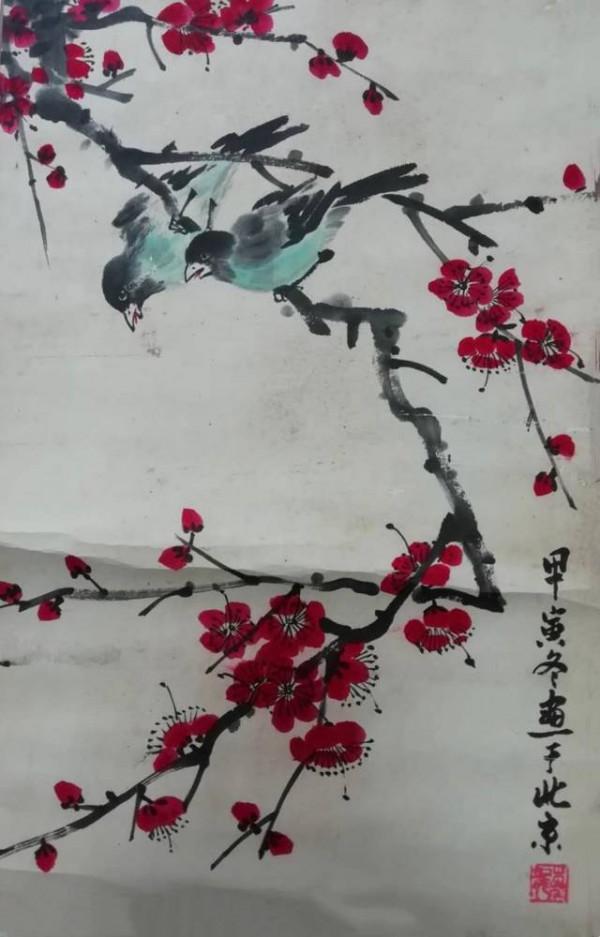 鐵道兵應龍森與“白石後人”的繪畫情緣 鐵道兵應龍森與“白石後人”的繪畫情緣