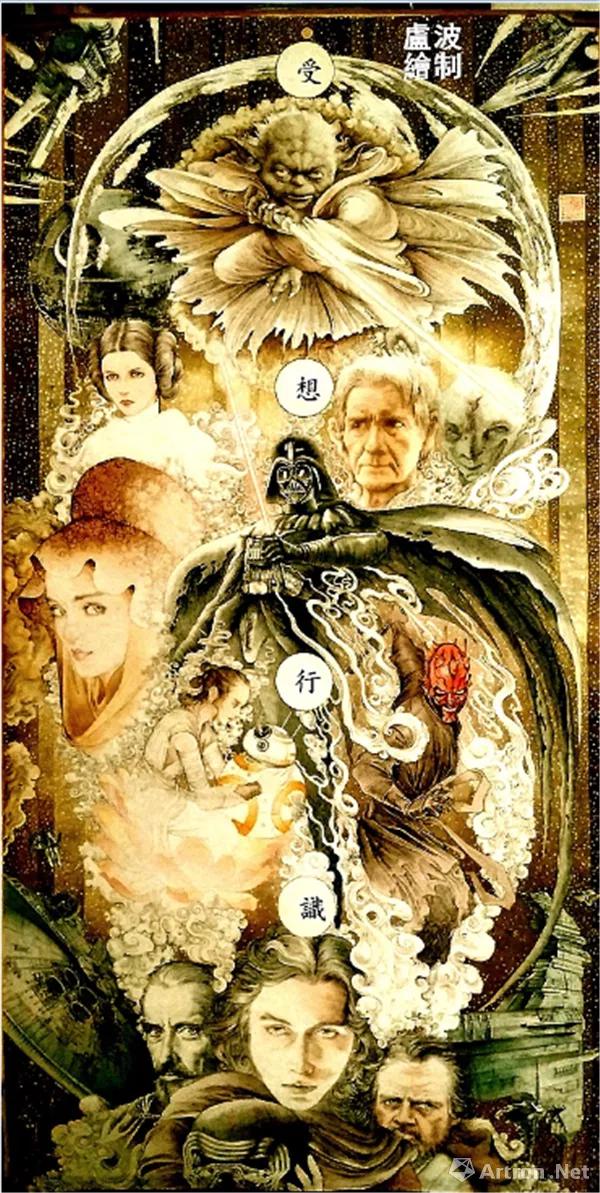 著名插畫師盧波作品欣賞