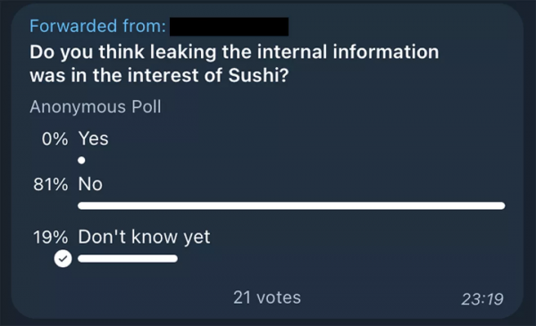 深度調查:內耗不止,Sushiswap內部究竟發生了什麼 深度調查:內耗不止,Sushiswap內部究竟發生了什麼
