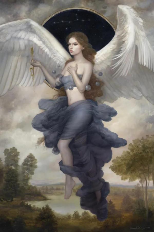 畫如其人，精緻美麗的畫，精緻美麗的女人