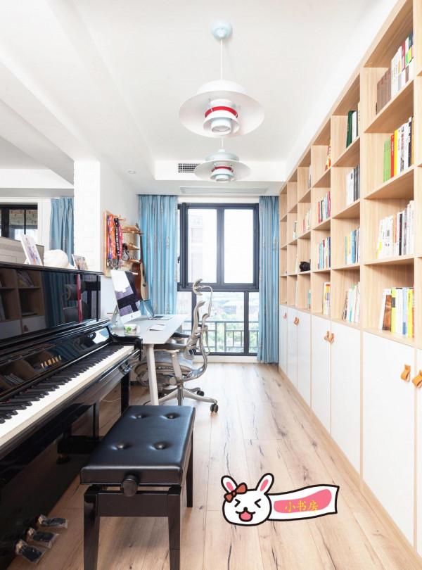 38萬打造150㎡北歐三居室,客廳砌了半堵牆,多出了一個小書房 38萬打造150㎡北歐三居室,客廳砌了半堵牆,多出了一個小書房