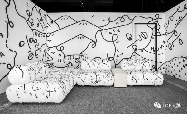 B&;B Italia 以巧妙的塗鴉藝術向經典致敬 B&;B Italia 以巧妙的塗鴉藝術向經典致敬