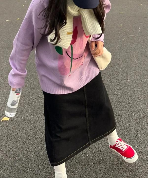 4條好看不凍人的厚半裙，搭什麼都顯瘦