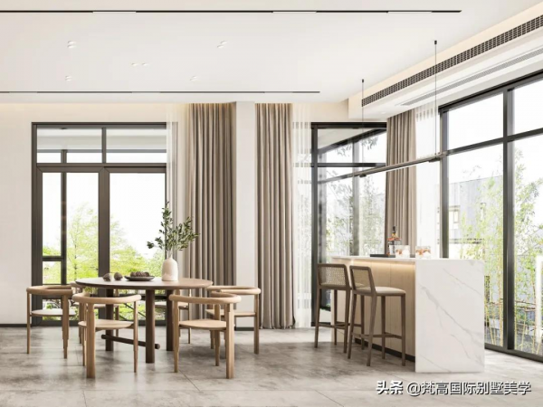 別墅案例｜以現代極簡美學打造中式風的居所，展現獨特的美