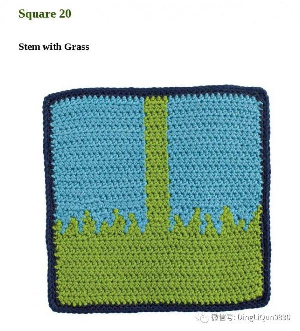 「鉤編圖解」28個經典的雙面彩色編織圖案，製作家居小物很好用