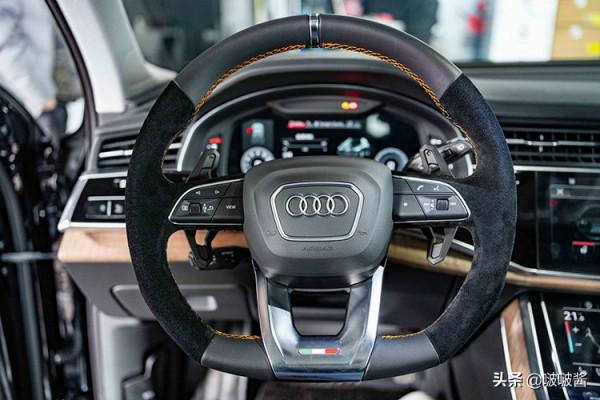 奧迪Q7改裝蘭博基尼加熱方向盤，這氣質完全符合