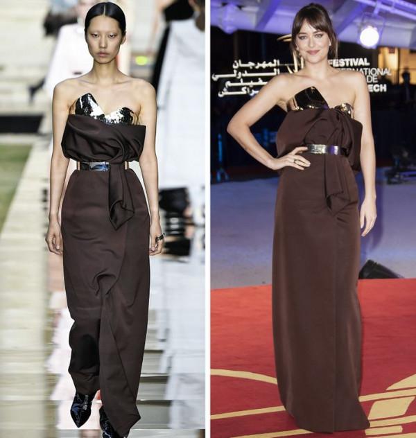 T臺和紅毯有區別?同衣不同命,14個模特和明星大對決 T臺和紅毯有區別?同衣不同命,14個模特和明星大對決