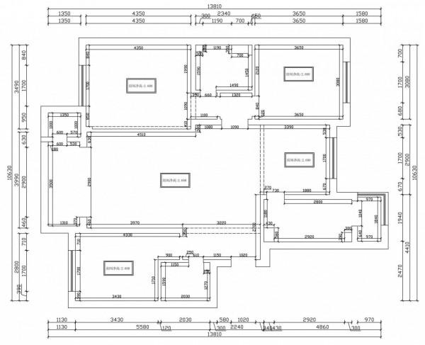 寶石花苑150平米現代簡約風格
