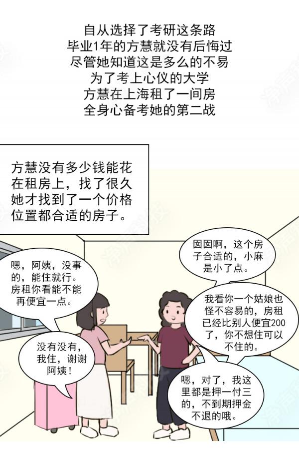 為考研租房住,卻被折磨到精神崩潰 為考研租房住,卻被折磨到精神崩潰