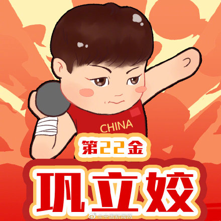 中國金牌健兒全家福中集