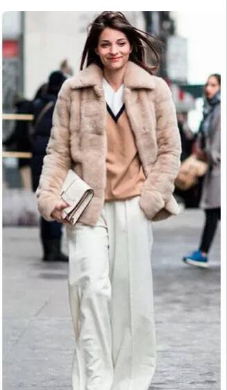 女人穿貂皮時怎樣搭配更顯氣質