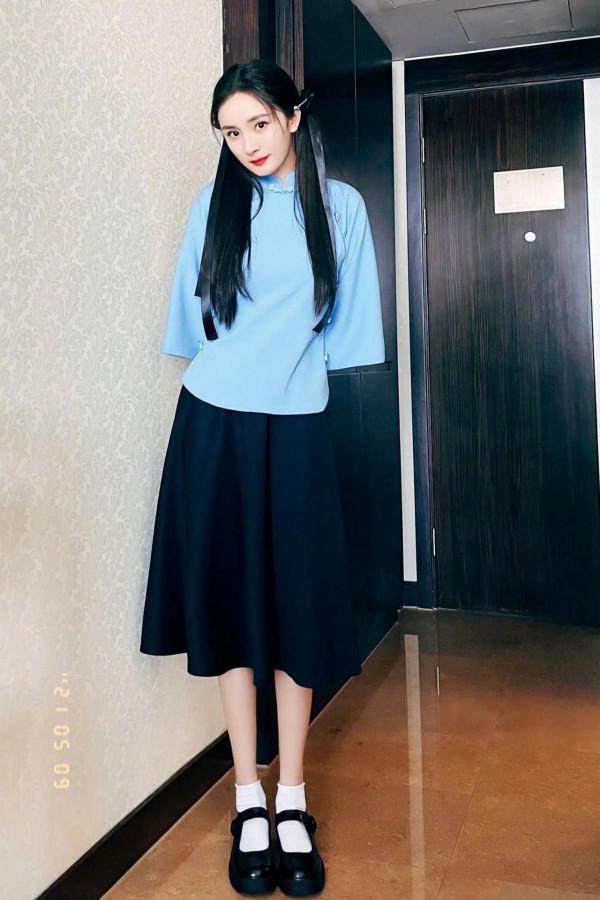 少女感楊冪＃楊冪環球影城＃