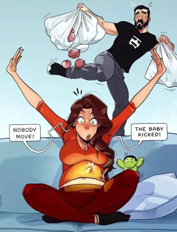 硬漢畫與嬌妻婚後“鬼畜”日常,562萬網友點贊:這愛情我也想要 硬漢畫與嬌妻婚後“鬼畜”日常,562萬網友點贊:這愛情我也想要