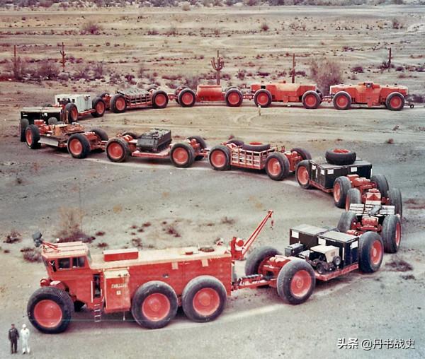 不需要鐵軌的陸地火車，美國陸軍LCC-1陸地後勤保障車