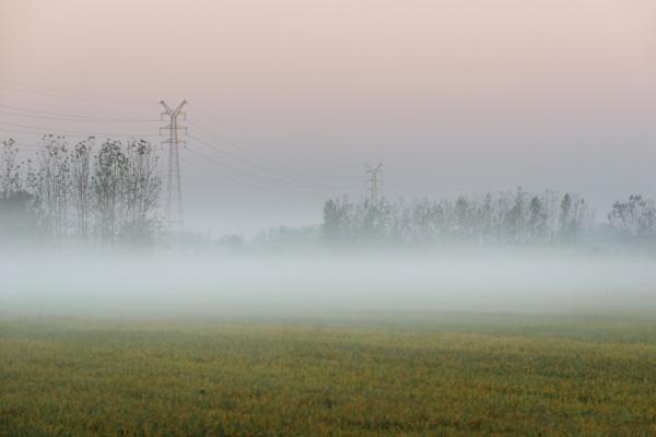 深秋,鄉村晨霧 深秋,鄉村晨霧