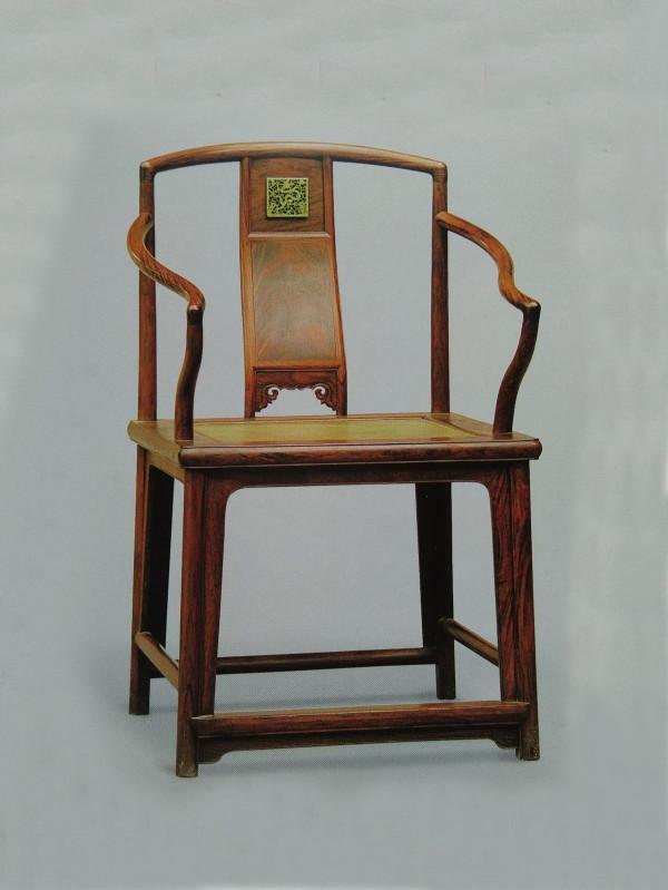 券口素直無聯幫棍,黃花梨四出頭椅早可到明 券口素直無聯幫棍,黃花梨四出頭椅早可到明