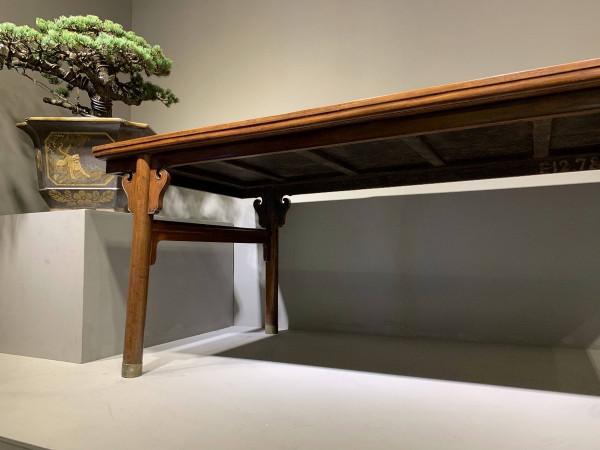 又見超大寬長比,清黃花梨小畫案板心兩拼 又見超大寬長比,清黃花梨小畫案板心兩拼