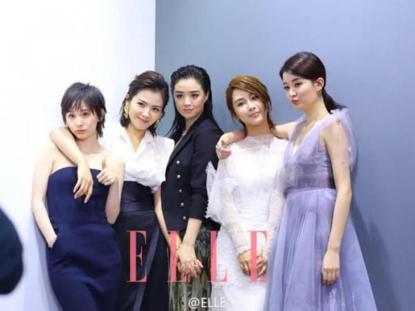 江疏影曬《歡樂頌3》殺青照，拍攝歷時7個月，新五美罕見親密同框