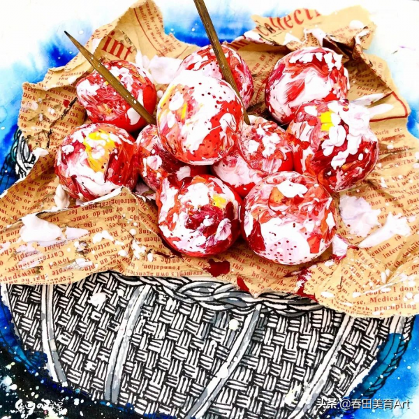 教程丨少兒美術課程《糖雪球》