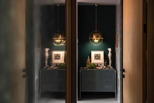 這位男主真有品味，80㎡的房子裝出了豪宅感，一進門就把我迷住了