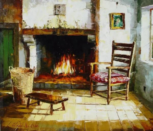 俄羅斯畫家格列布·戈魯貝茨基刀畫作品欣賞