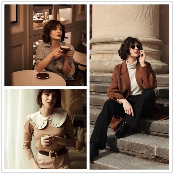 這樣穿才有浪漫復古的風格，優雅貴氣的姿態