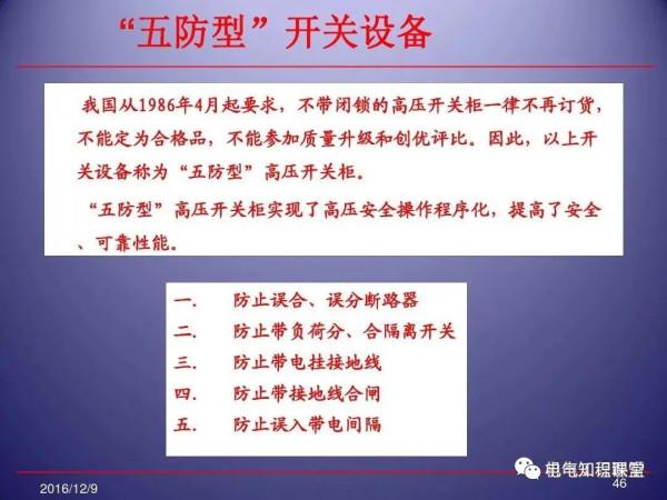 79頁ppt帶你全面瞭解高壓開關櫃的組成、應用場所等相關知識