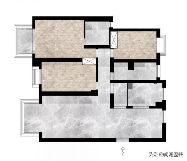 現代輕奢風裝修，質感滿分，重新佈局，讓大空間都能充分利用