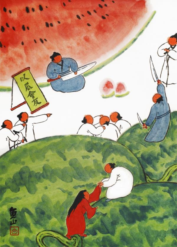 夏天過去了,可它不就是西瓜做的一個夢嗎? 夏天過去了,可它不就是西瓜做的一個夢嗎?