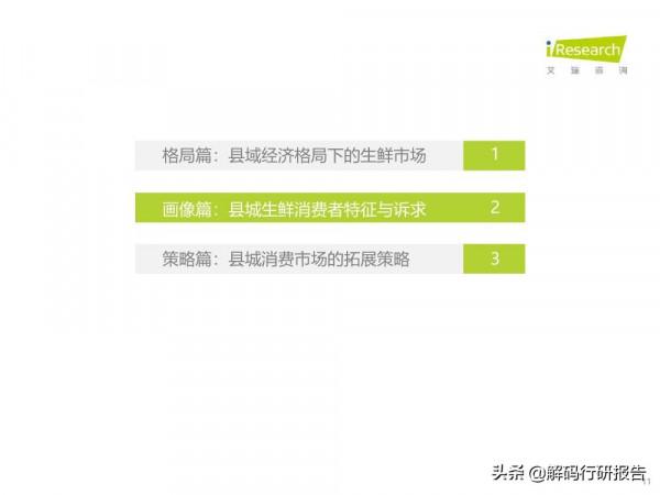 2021年縣城生鮮消費升級報告 2021年縣城生鮮消費升級報告