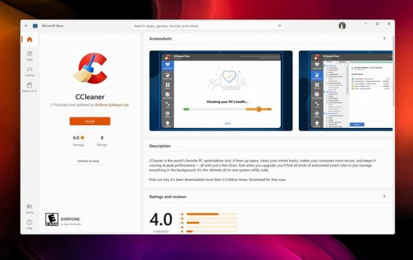 恩恩怨怨幾時休：CCleaner 現已上線 Win11 微軟商店