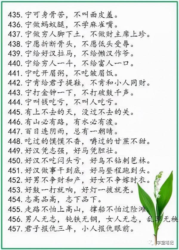 中華諺語庫裡邊的500條精髓諺語，堪稱中華國粹之一，細細品味