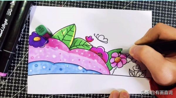 創意兒童畫:分享三款萬能背景畫法,卡通簡筆畫風格,收藏備用 創意兒童畫:分享三款萬能背景畫法,卡通簡筆畫風格,收藏備用