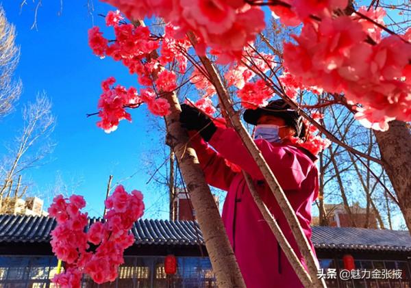 甘肅民樂：城北民俗村變身市民休閒“打卡地”