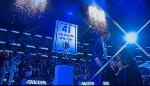 獨行俠正式退役諾維茨基的41號球衣