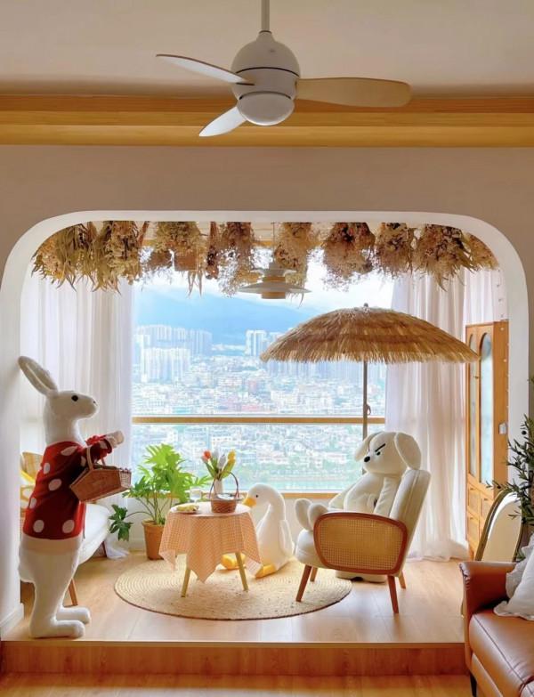 女主的89㎡新居，裝成了“童話小屋”的樣子，太治癒了