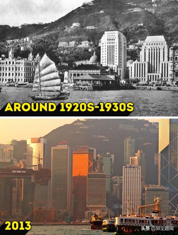 15組世界旅遊勝地百年滄桑的對比照