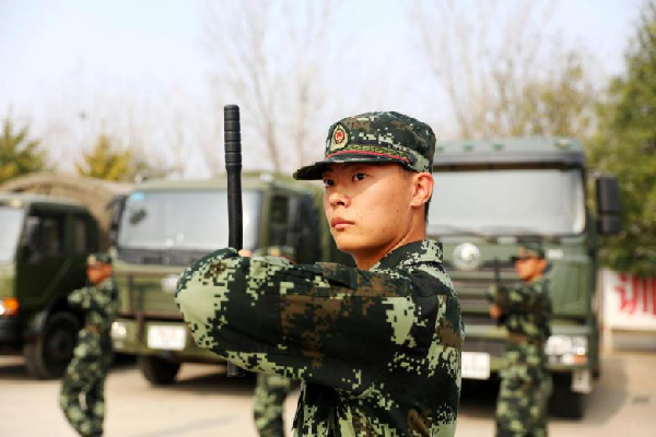 新戰友，你努力訓練的樣子真帥