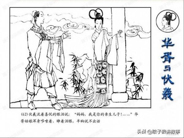 中國古代神話故事《華胥與伏羲》連環畫 中國古代神話故事《華胥與伏羲》連環畫