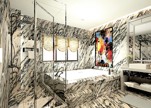 大理石衛生間，果然與眾不同