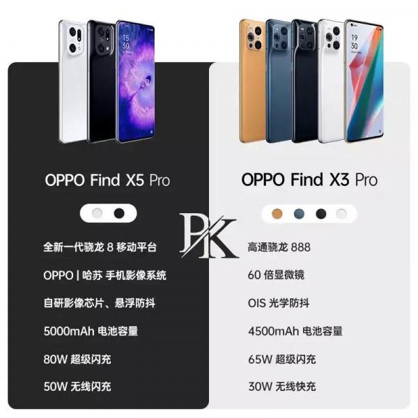 oppo findx5系列還有3天開售，對比x3pro我們該選哪個