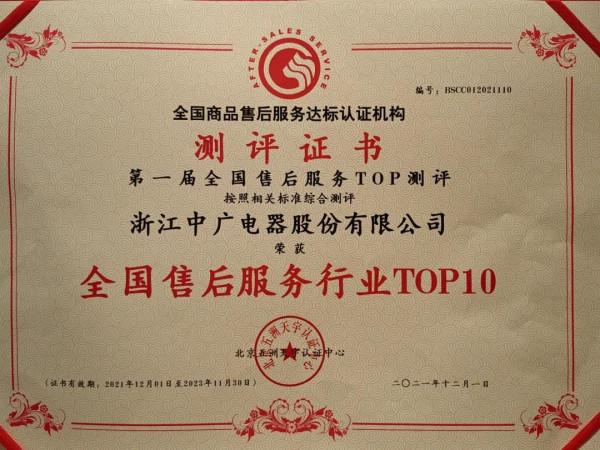 值得信賴的服務！中廣電器榮獲多項售後服務大獎