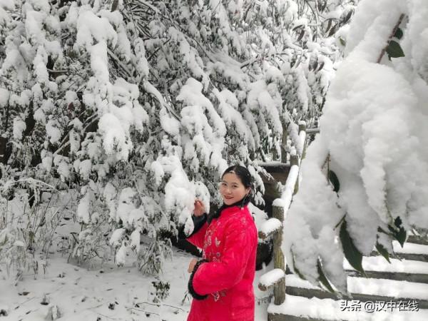 宛如仙境！漢江源景區下雪啦