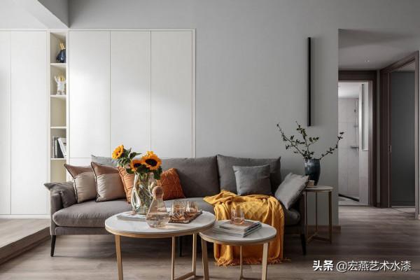案例賞析｜被亮色點綴的灰調夢想小家