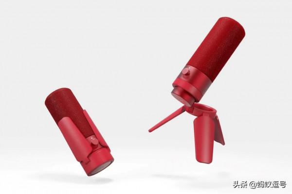 TALK 行動式麥克風可摺疊成一根細長的指揮棒 TALK 行動式麥克風可摺疊成一根細長的指揮棒