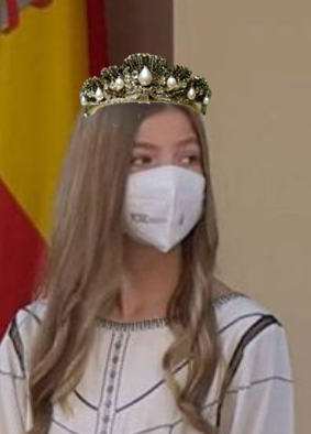西班牙王室的8頂冠冕，萊昂諾爾和索菲亞戴上會如何呢，太漂亮了