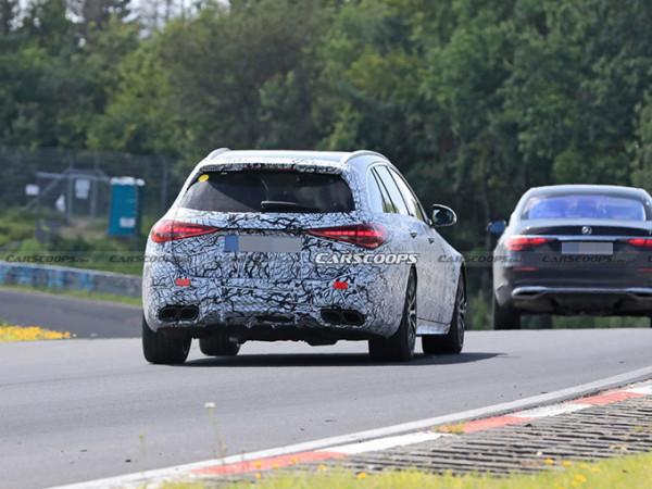 梅賽德斯AMG C63旅行版諜照曝光！效能大幅提升，或明年亮相